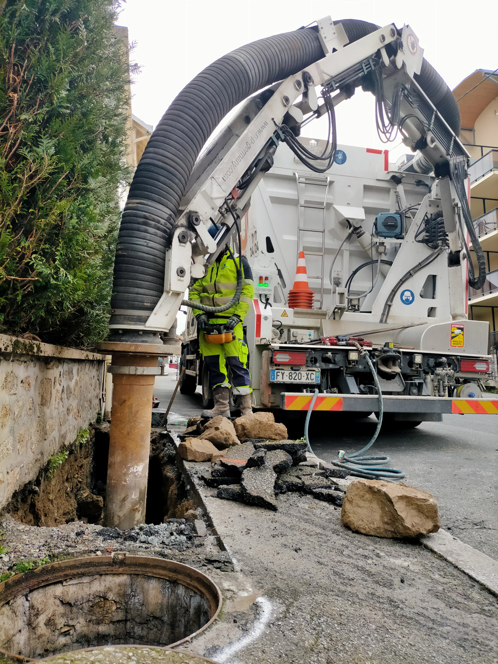 Camion aspiratrice : Vos chantiers