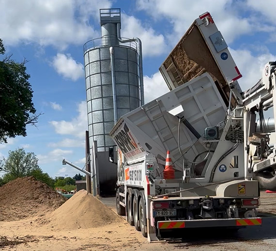 Camion aspirateur : Le déchargement